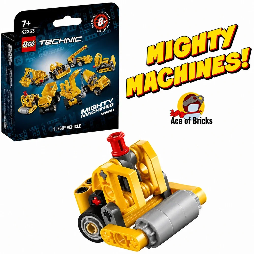 LEGO 42233 TECHNIC Mighty Machines Series 1 - Road Roller